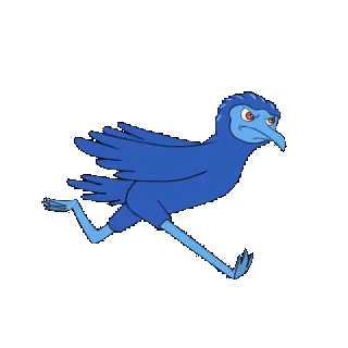 Bluefoot Labs Mascot Running